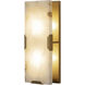 Rovira LED 8 inch Cream / Brushed Gold Sconce Wall Light